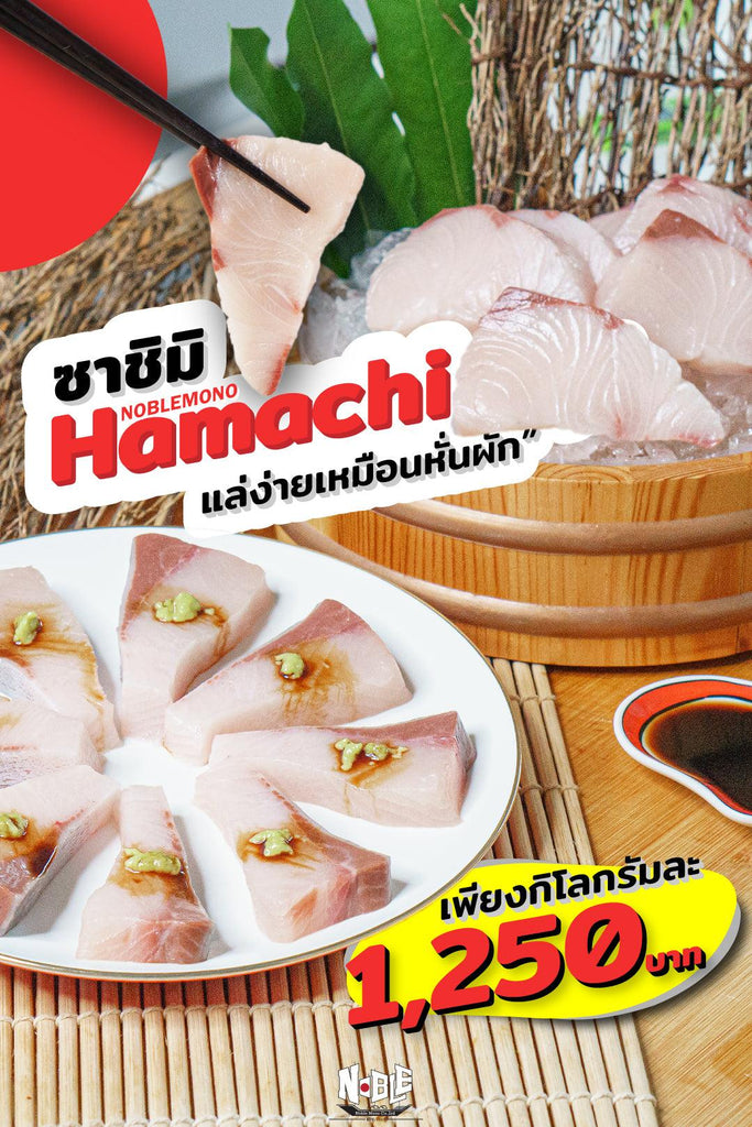 ซาซิมิ Hamachi แล่ง่ายเหมือนหั่นผัก